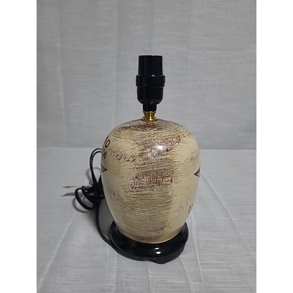 Ginger Jar Lamp Table/Nightstand Patriotic American Flag Star Tested-Working - Picture 2 of 3